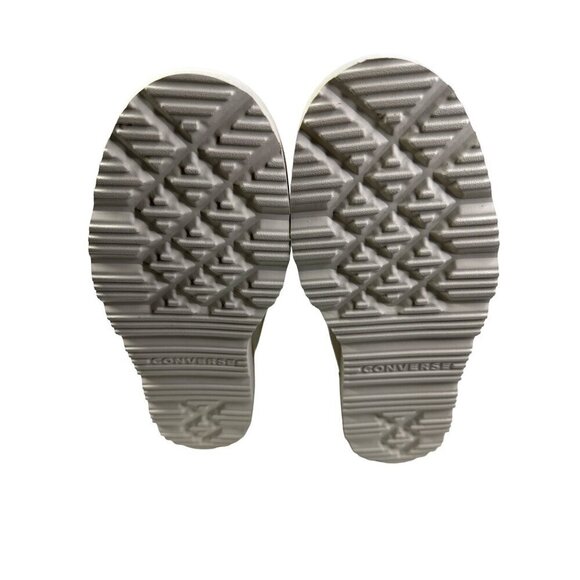 Converse Chuck Taylor All Star Shoes Womens Size 10 White Leather High Top Boots - Picture 15 of 16